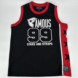 Vintage Famous Stars & Straps Jersey Men Medium Sleeveless Travis Barker